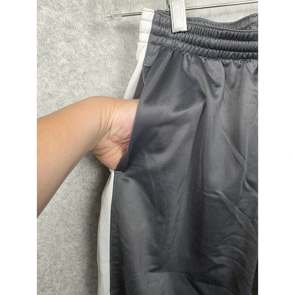 Jordan Pants‎ Boys Medium Gray White Track Athletic Joggers 10-12 Yrs Polyester - Picture 3 of 9